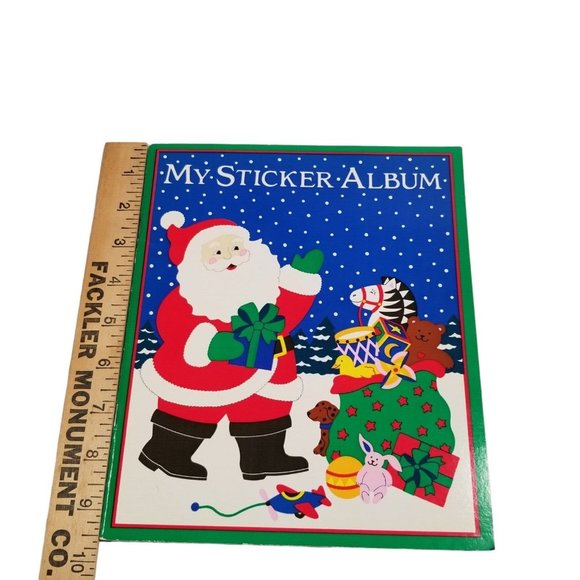 Vintage Sandylion Sticker Album 1990s Santa Claus Christmas Sandy Lion Book 90s - Picture 9 of 10